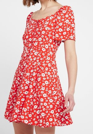 Robe chemise - red