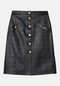 Leather skirt - black