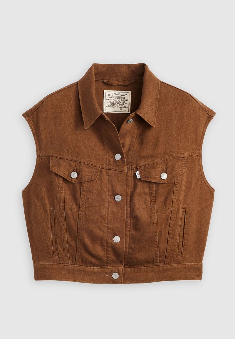 Levi’s® Bodywarmer gekleurd denim