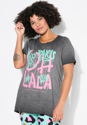 Print T-shirt - black