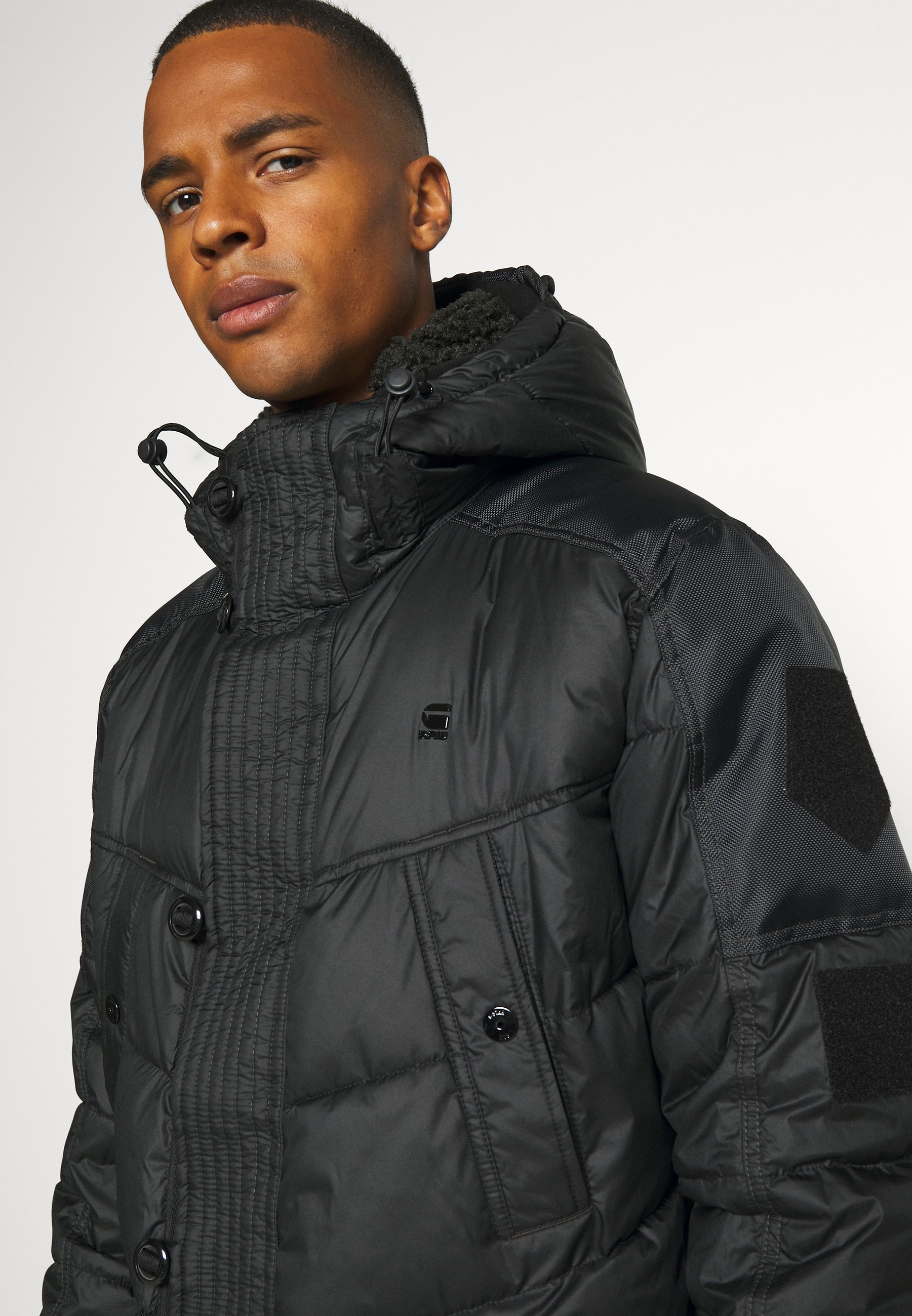 Utility Quilted Hooded Extra Long Parka 