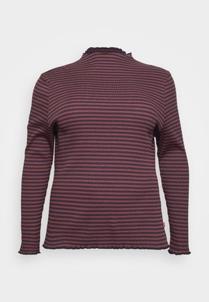 Langarmshirt - bordeaux
