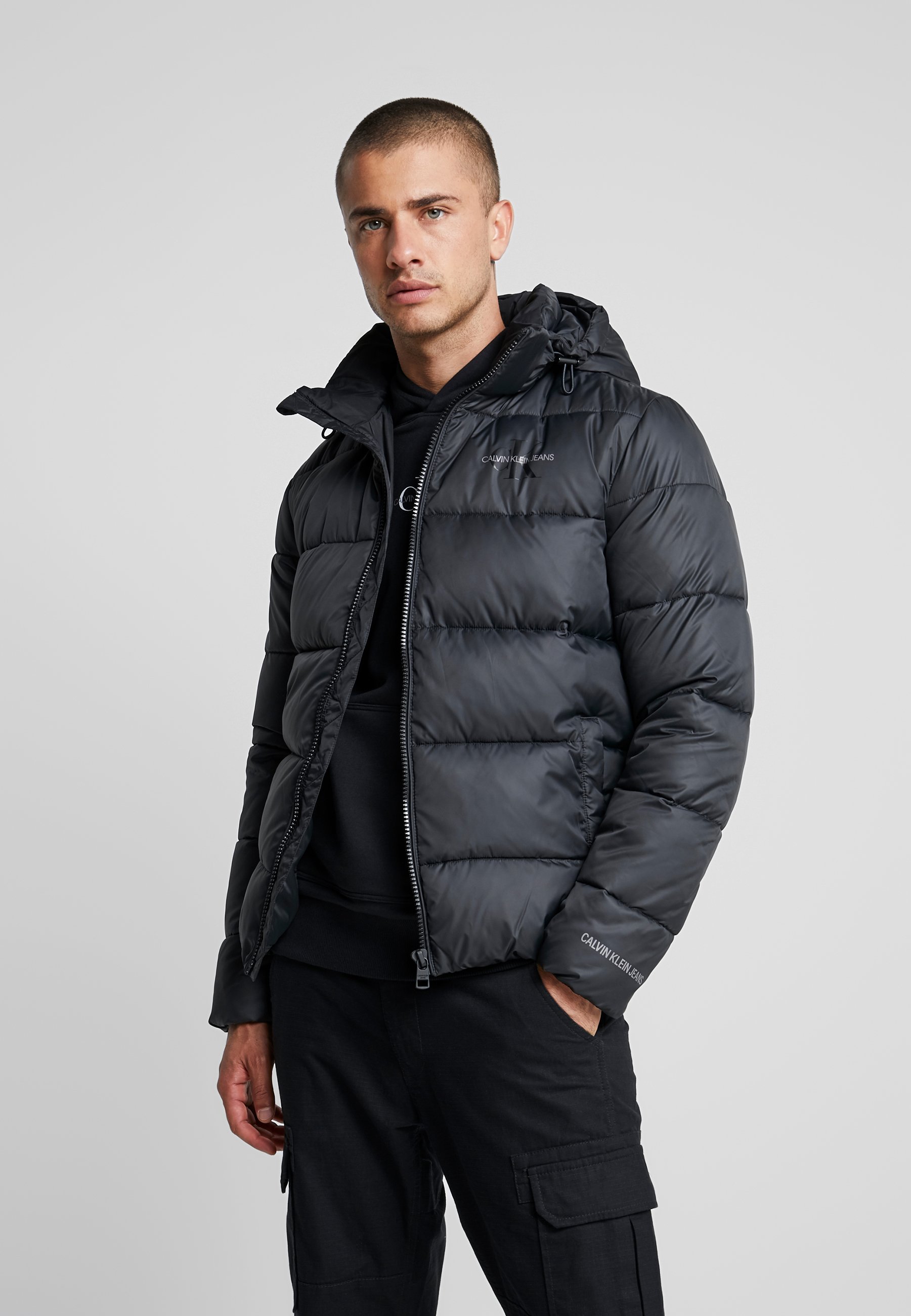 MONOGRAM PADDED JACKET Vinterjacka black MONOGRAM PADDED JACKET Vinterjacka black