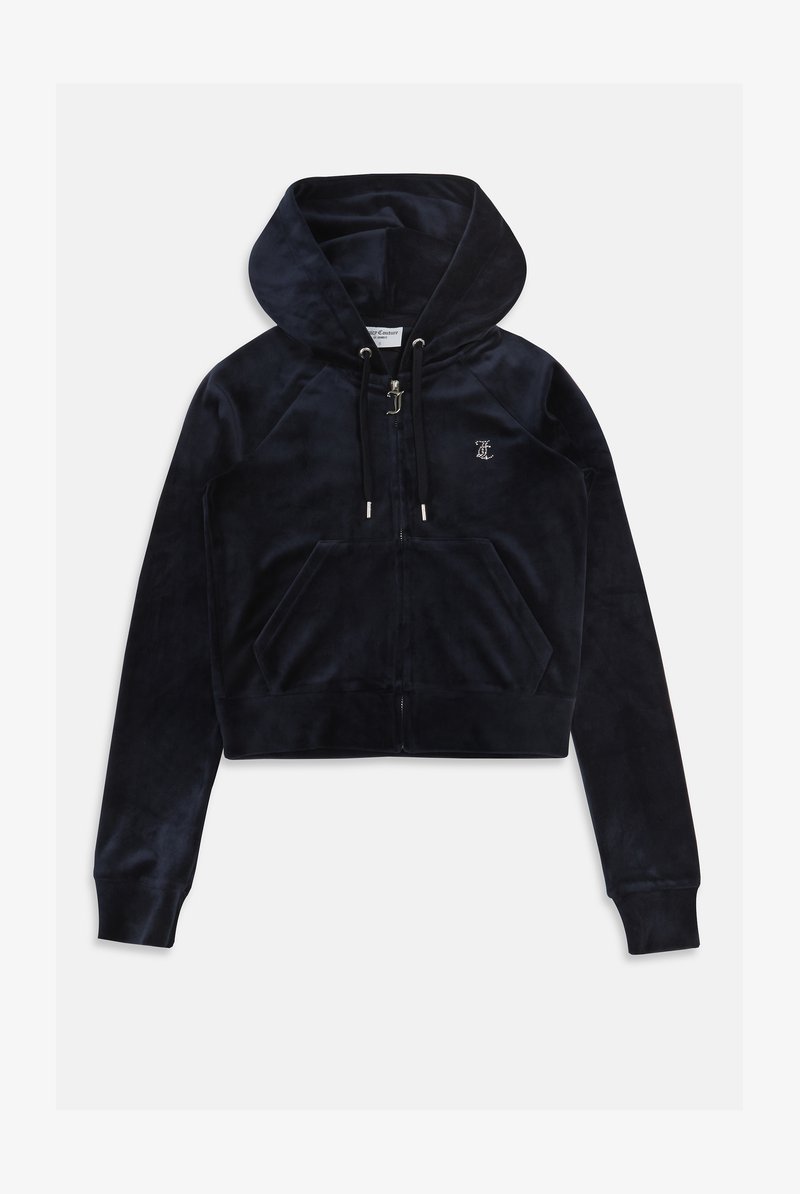 Juicy Couture LIBRA HOODIE - Φούτερ με φερμουάρ - dark blue