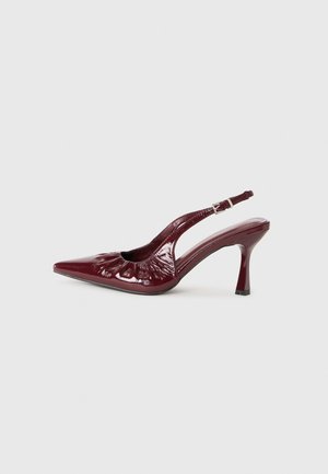 High Heel Pumps - burgundy