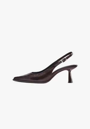 PULL&BEAR, SLINGBACK HEELS - Decolleté - brown