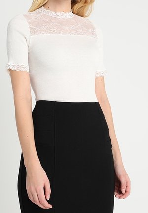 T-shirt med print - off-white