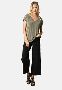 DEELUXE DJALI - T-shirt print - Khaki