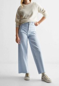 Mango Kids SEAMLESS - Flared jeans - light blue