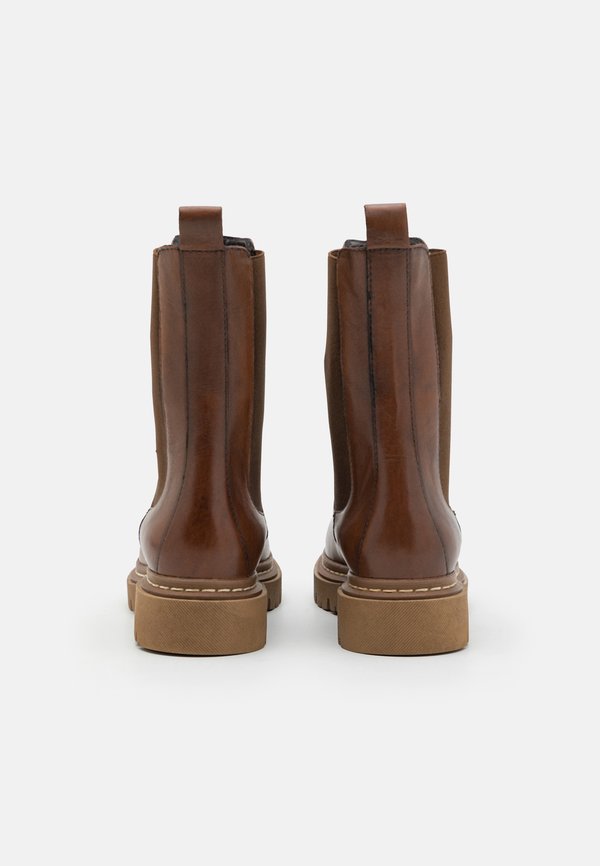 LEATHER  - Classic ankle boots - cognac4