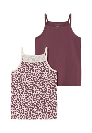 Name it NKFSTRAP TOP 2P LEO NOOS - Caraco - antique whitepack:w/ wild ginger