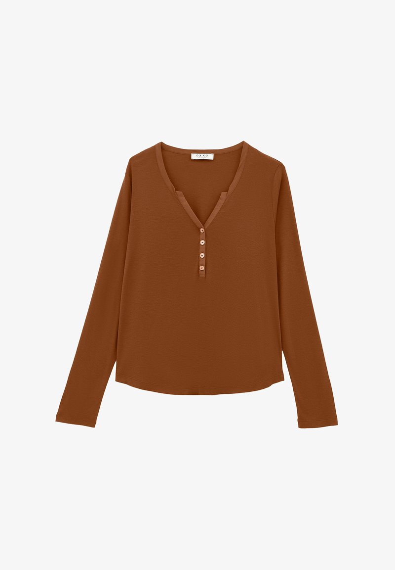 Koroshi Maglietta a maniche lunghe con scollo rotondo e tessuto Koroshi Maglietta a maniche lunghe con scollo rotondo e tessuto