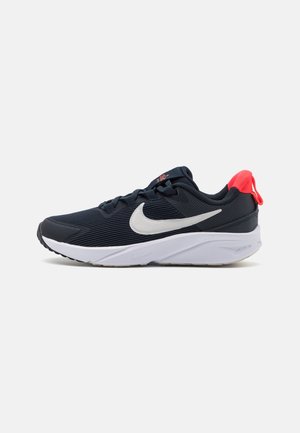 Nike Performance STAR RUNNER 4 UNISEX - Juoksukenkä/kisakengät - dark obsidian/phantom/bright crimson/summit white/white