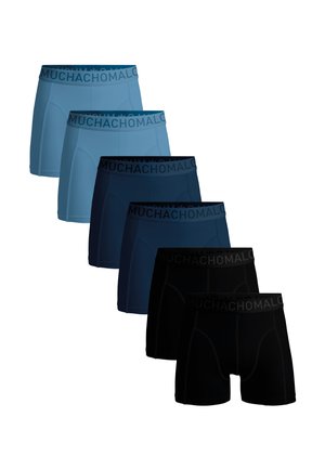 6-PACK   SOLID - Kratke boksarice - black blue