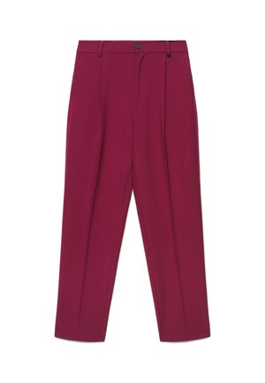 Calliope, PANTALONE LUNGO TINTA UNITA - Pantalon classique - bordeaux