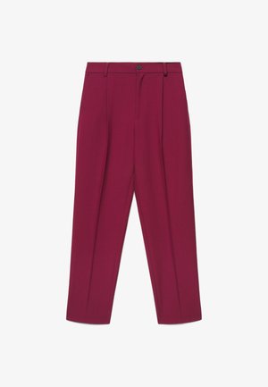 Calliope, PANTALONE LUNGO TINTA UNITA - Pantalon classique - bordeaux