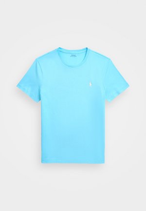 Polo Ralph Lauren, CUSTOM SLIM FIT JERSEY CREWNECK T-SHIRT - Basic póló - neptune
