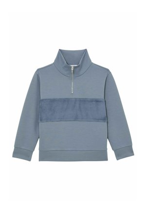 Reiss, SELIN INTERLOCK -PANEL - Sweatshirt - airforce blue
