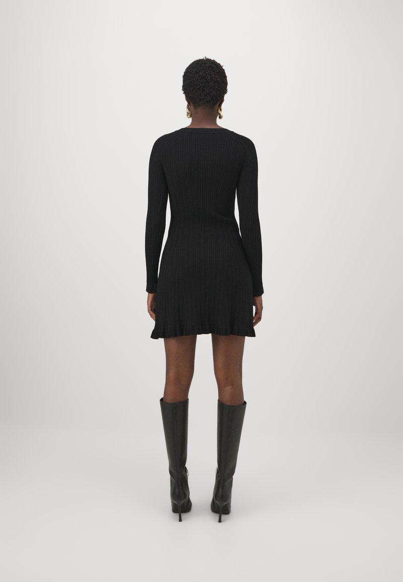 polka dot black mini dress Think I'm In Love Mini Dress Black/White Polka Dot main image 1