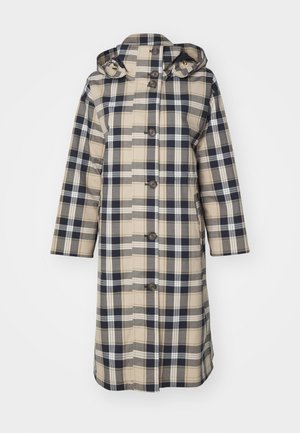 Barbour, IRIS TARTAN JACKET - Winter coat - white pepper/navy