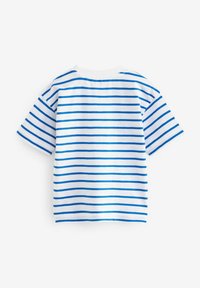 Next SHORT SLEEVE POCKET - Triko s potiskem - blue white