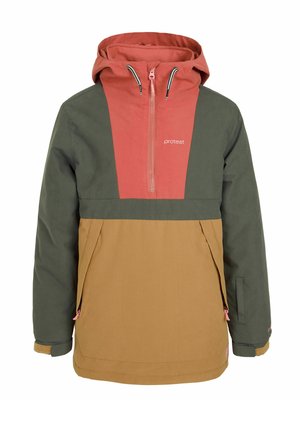 Protest PRTSENNAY - Blouson - coral/khaki/mustard yellow