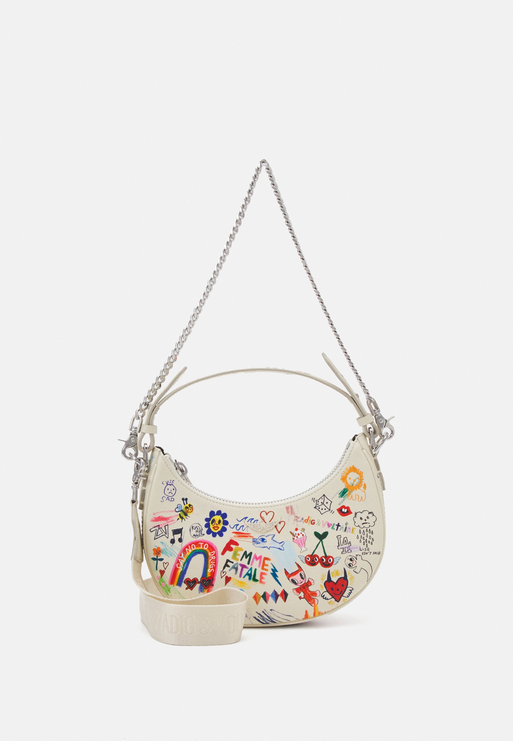 ZADIG & VOLTAIRE Humberto Cruzイラスト入りバッグ humberto cruz handbag zadig and voltaire | eBay