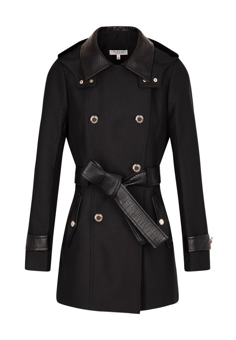 Morgan Trenchcoat zwart Morgan Trenchcoat zwart