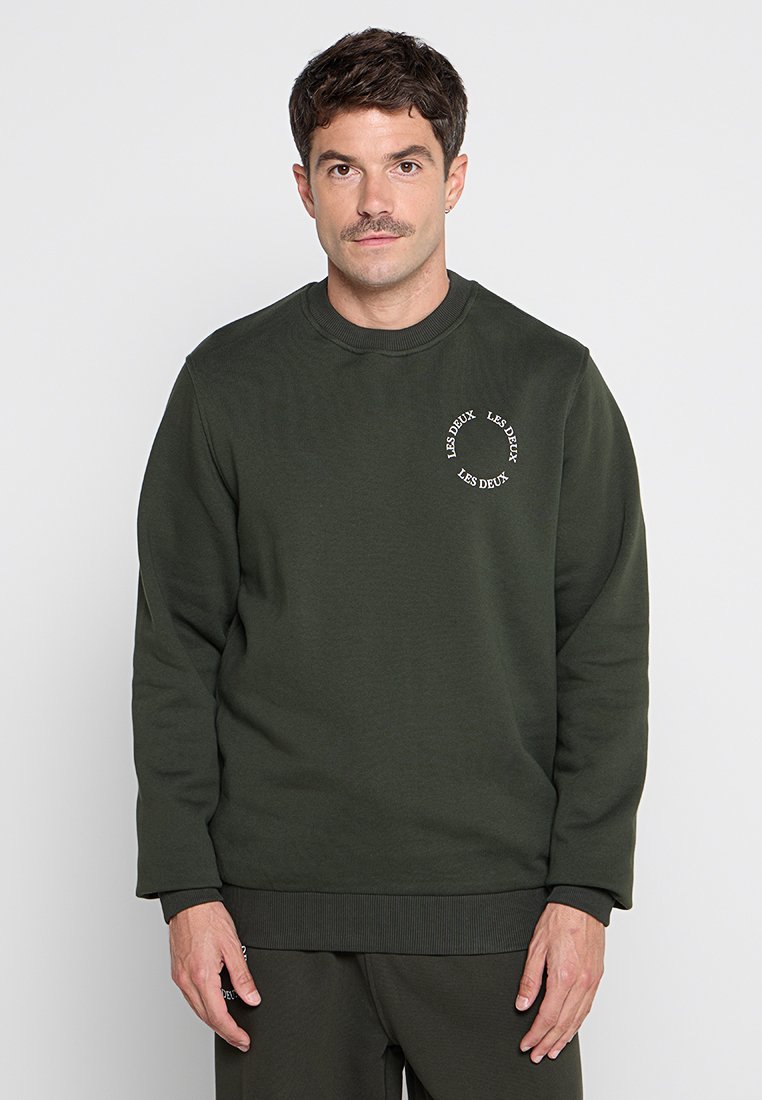 Les Deux Sweater donkergroen Les Deux Sweater donkergroen