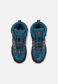 CMP KIDS RIGEL MID TREKKING SHOES WP UNISEX - Túracipők - bluesteel/flame