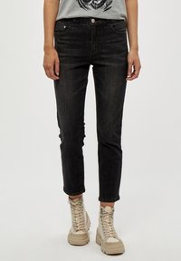 Desires DELUCKY NEW JEANS - Traperice uskog kroja - black washed