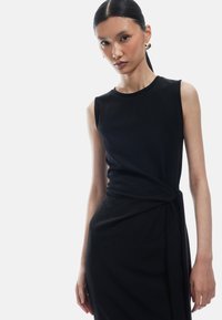 Koton SIDE-TIE - Jerseykleid - black