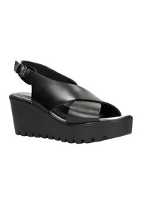 Wojas Sandali con plateau - czarny