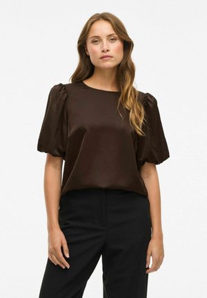 VIELLETTE  PUFF - Blouse - coffee bean