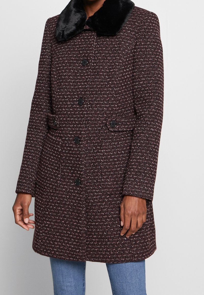 NAF NAF Klasický kabát - bordeaux