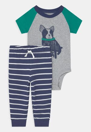 RAGLAN DOG SET - Camiseta estampada - grey