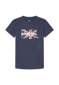 Pepe Jeans CLAG - Trükipildiga T-särk - navy