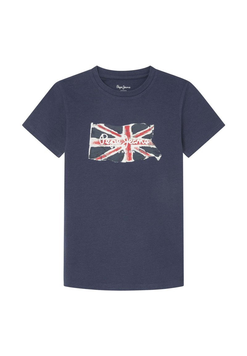 Pepe Jeans CLAG - Trükipildiga T-särk - navy