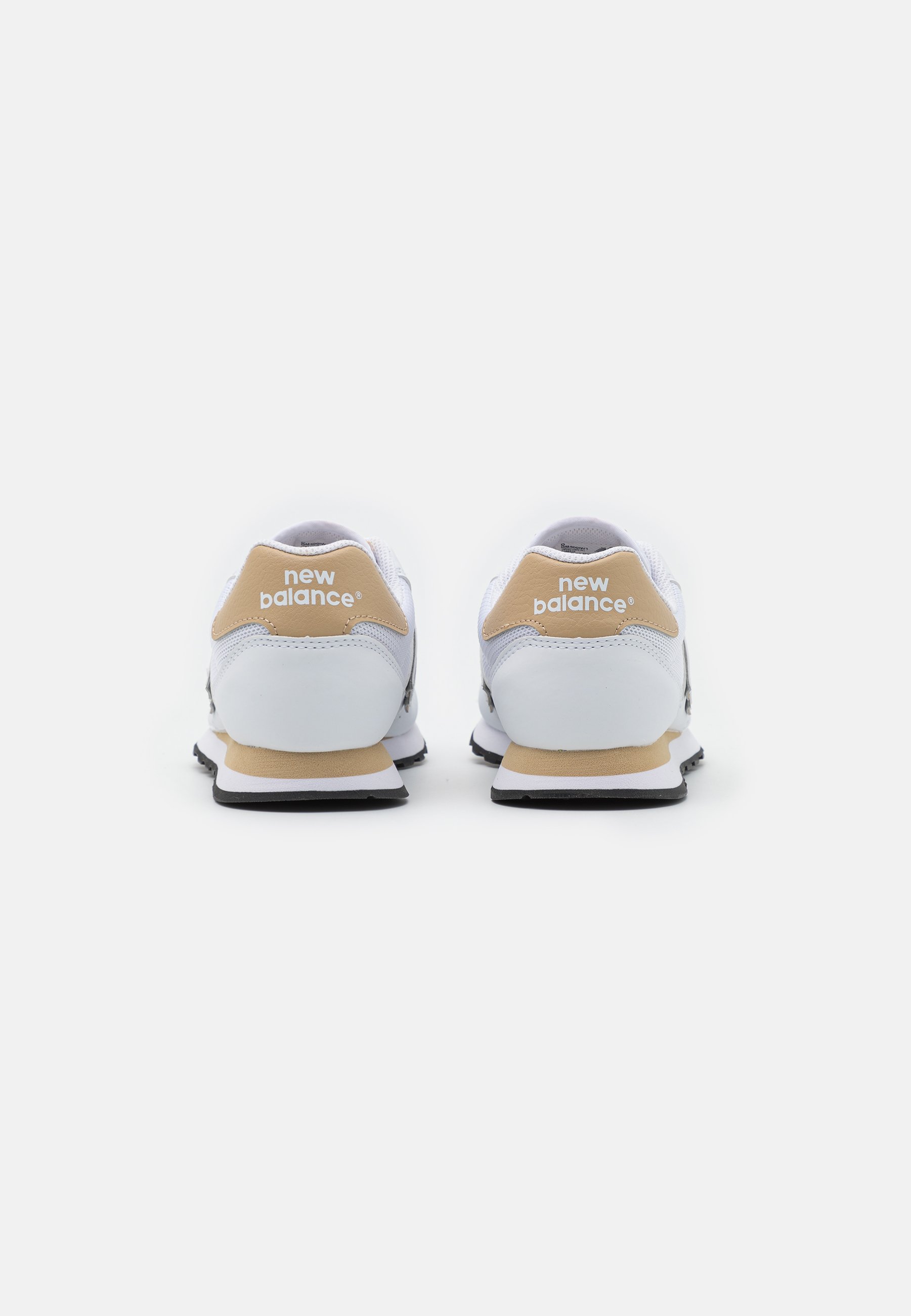 New Balance 500 - Baskets basses - white/incense/black/blanc - ZALANDO.FR