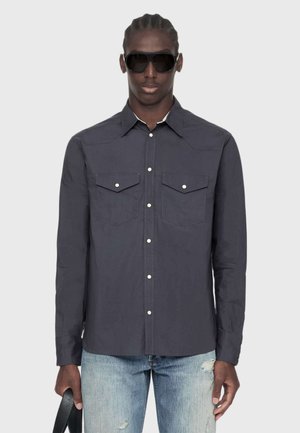 AllSaints, KENIL LS SHIRT . - Shirt - moonstone blue