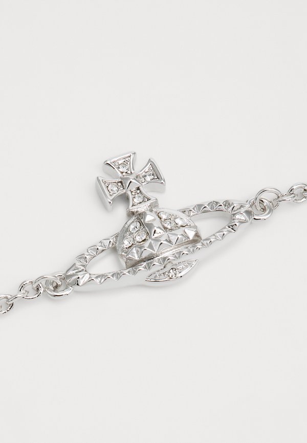 MAYFAIR RELIEF BRACELET - Bracelet - rhodium/crystal4