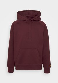 HOODED CHASE - Jersey con capucha - amarone/gold
