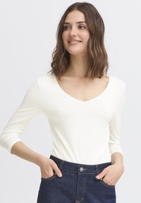 Fransa DOTTA TEE - Pikkade varrukatega topp - antique