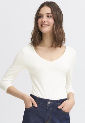 Fransa DOTTA TEE - Top dugih rukava - antique