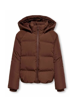 ONLY GIRLS, PUFFER JACKET KOGELLIE PUFFER JACKET - Winterjacke - brown stone