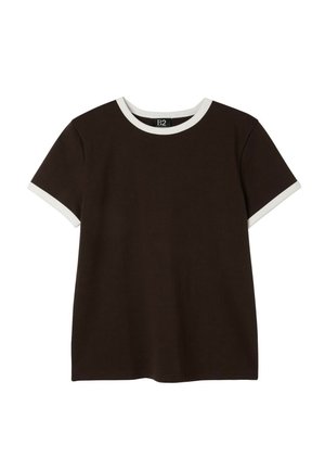 Stradivarius, BASIC T-SHIRT 06510668 - T-shirt basique - dark brown