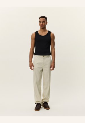 COMO SLACK SLUB SUIT PANTS - Bukse - ivory melange