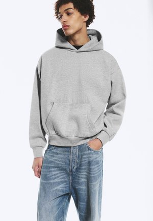 Weekday, Суитшърт с качулка - dark grey melange