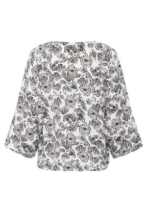 Kaffe, KAHALEY PRINTED - Bluse - chalk w. black deep aop