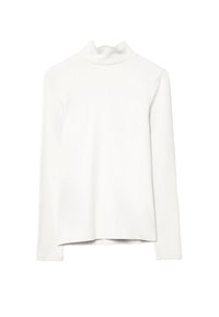 BASIC HIGH NECK - Langarmshirt - beige